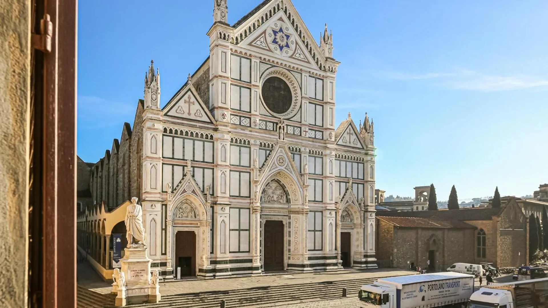Apartments Florence- Dante'S View-Piazza Santa Croce In The Heart Of Florence Italy